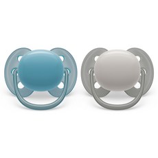Philips 飛利浦 柔軟安撫奶嘴2件組, 6至18個月, SCF091/17, 1組