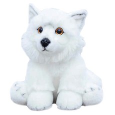 Animigos 영국에서 온 동물친구 북극여우인형, 화이트, 25cm, 1개