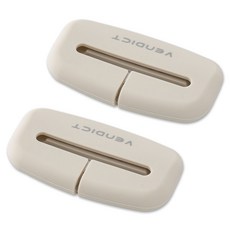 벤딕트 안전벨트클립 커버, 그레이, 2개 그레이, 2개