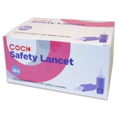 쿡세이프티 일회용 멸균주사침 30G, 100개입, 1개