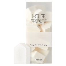 Hanskin 化妝海綿 House Sponge, 五角形, 20入, 1盒