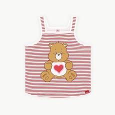 Care Bears 兒童 Tenderheart 小熊細條紋短T恤