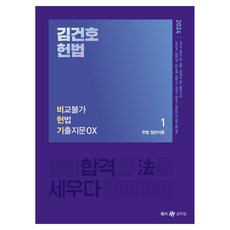 2024 김건호 헌법 비교불가 헌법 기출지문 OX, 메가공무원
