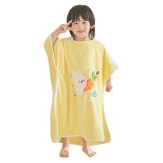 키즈트리 여아용 목욕 비치 샤워 토끼 가운 SN-008
