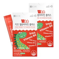 종근당 젤튼튼 키즈 철분 비타민 플러스 30p, 2개, 60g