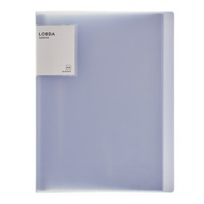 롭다 40포켓 클리어파일 A4, Violet Fog, 1개