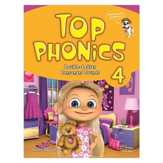 Top Phonics 4 Student Book Paperback Free App, 탑 파닉스