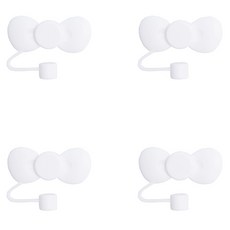 블럭마트 리본모양 텀블러 마개, TYPE 4, 4개