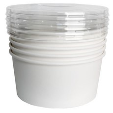 블룸엣홈 전자레인지용 종이용기 뚜껑세트 1.1L 25p, 1세트