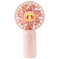 카카오프렌즈 포켓 휴대용 핸디 선풍기, P24-FAN01, 핑크춘식이