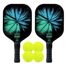 Franklin DAGGER匹克球球拍 2支+球 4顆組, 混色, 1組