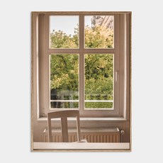 멜팅스튜디오 알루미늄 나의 유럽 모먼트 액자 세트 8번 Le Beau Temps, 월넛우드, 1세트