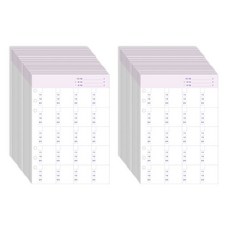 루카랩 A5 6공 가계부 먼슬리 리필속지, 1개입, 32개