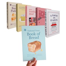 DAEHAN 拍攝道具模型書 感性室內裝飾裝飾用假書 餅乾店 6種組, Book of Puddings+La Patisserie+Book of Bread+Throw An Apple Core+Hello Bread+A Table in Paris