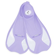 이츠라이프 블루타 프리다이빙 오리발 숏핀 + 메쉬 파우치 + 모양 유지틀 2p 세트, 쿨라일락