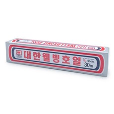 대한웰빙은박접시 대한웰빙호일 25cm x 30m, 1개