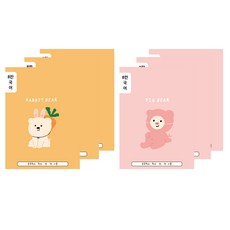 아트모아 초등 8칸 국어 노트, 6개, 랜덤 발송