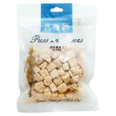 長靴貓 Puss in Boots 全齡貓 純肉凍乾 雞肉丁 40g, 人食等級 無防腐劑 台灣生產, 1包
