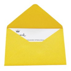 홀마크 무지 명함봉투, 노랑, 30개 노랑, 30개