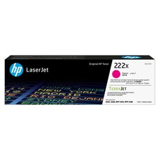 HP 정품 No.222X 대용량 토너 W2223X, 1개, 빨강