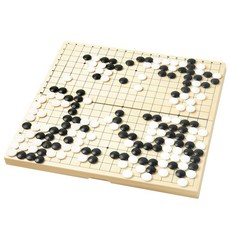 Todolibro 一起玩圍棋木製收納盒棋盤套裝, 木色