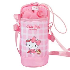 Sanrio 三麗鷗 Hello Kitty Max口袋水壺收納袋 50TH, 1個, 粉色