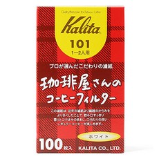 칼리타 커피샵 커피필터 화이트 101 리타 커피샵 커피필터 화이트 101