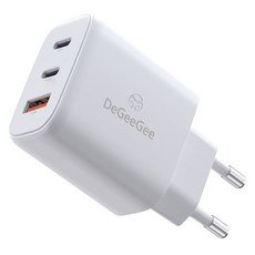 디지지 GaN 65W 3포트 PD PPS C타입 QC3.0 초고속 멀티 충전기, 1개, 화이트