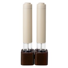 recolte 麗克特 Salt&pepper mill mini電動研磨器 RMM-1, 乳白色, 22ml, 2個