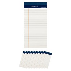 OXFORD 迷你便箋簿 50p, 白色, 10 本書, 1入