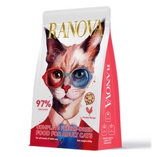 라노바 캣 동결건조사료 치킨맛, 닭, 450g, 1개 닭, 450g, 1개