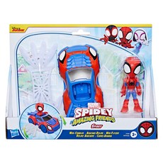 SPIDEY AND HIS AMAZING FRIENDS 蜘蛛俠與神奇老友記 蜘蛛俠蛛網爬行器套裝, 蜘蛛俠動作玩偶連載具及配件 Set, 1組