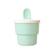 迷你矽膠冰淇淋模具, 1個, 薄荷