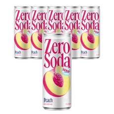 零蘇打水桃, 250ml, 6個