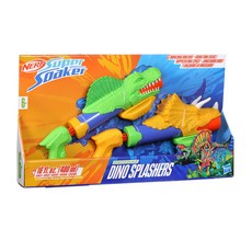 NERF 樂活打擊 Supersoaker 超威水槍系列 恐龍小隊恐龍水柱發射玩具, 480mL容量