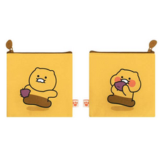 춘식이 스퀘어 파우치, 혼합색상, 2개