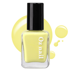 Oz nail 閃耀心情指甲顏色美甲, NE04 熱帶檸檬, 8ml, 1個
