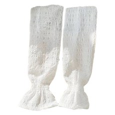 하이퍼 6종 컬러 레이스 운전 골프 등산 팔토시 2p, 화이트, 1세트