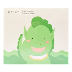 BaILEY 拋棄式奶粉袋, 30入, 適用約10匙奶粉或300cc奶量, 30個, 1盒