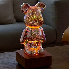Leto LED 3D煙火小熊心情燈, 混色