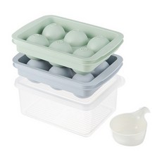 comet Kitchen 6格冰球製冰盒 2個 + 冰塊盒 + 冰鏟, #PL04002342922, 1組