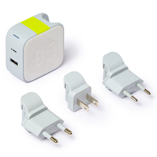 인피니티랩 GaN PD3.0 65W C타입 2포트 멀티 고속충전기, 화이트, 1개