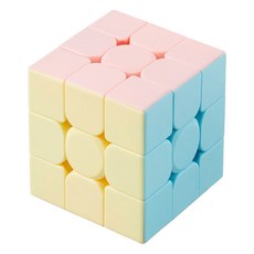 Tamsaa 淡彩款3x3魔術方塊 益智玩具 滑順好轉 訓練邏輯思維, 淡彩款