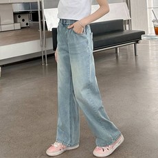 Misopapa 女孩糖霜夏季牛仔褲