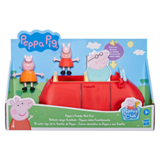 Peppa Pig 粉紅豬小妹 佩佩家的小紅車 - 包含佩佩與家人人偶