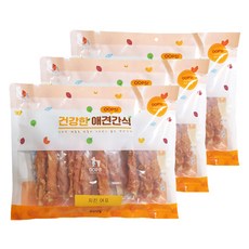 웁스 강아지 건강한 간식, 치킨어포, 300g, 3개 - 강아지