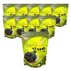 시골김 올리브 칼슘 김자반, 10개, 70g
