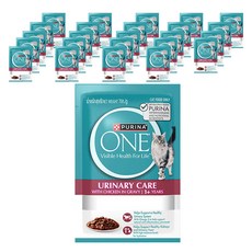 퓨리나 고양이 원 캣 습식 비뇨기계 고양이 습식 주식파우치, 닭, 70g, 24개 70g, 24개, 닭