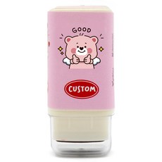 솜씨카드 다꾸 굿 잉크내장 만년스탬프, 레드, 1개