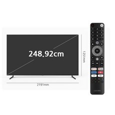 루컴즈 4K UHD QLED 스마트 구글 돌비 미러링 TV, T9803CKG, 방문설치, 스탠드형, 248cm(98인치)